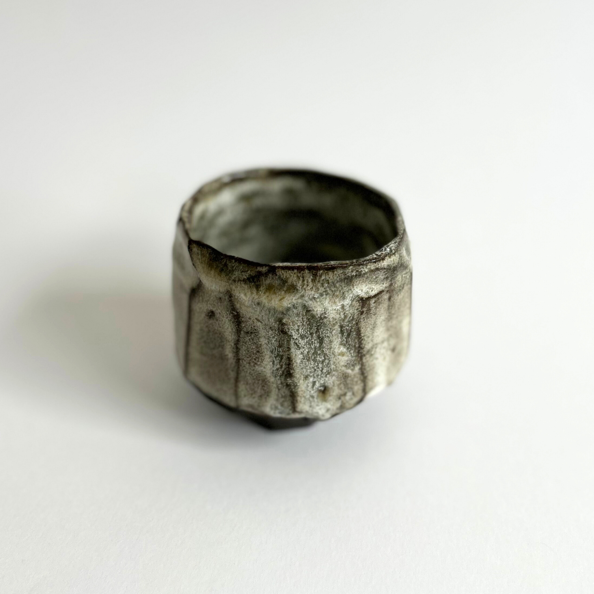 Kurinuki tea bowl